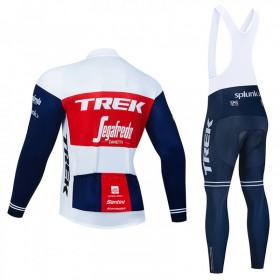 Tenue Cycliste Manches Longues et Collant à Bretelles 2020 Trek-Segafredo N001